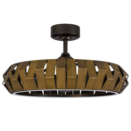 Arroyo Bronze Patina 6-Speed Dimmable LED Ceiling Fan with Remote Control