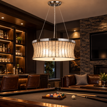 Load image into Gallery viewer, Cal Lighting 3-Light Glass Pendant - Chrome