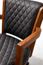 Load image into Gallery viewer, Prohibition Luxury Swivel Poker &amp; Dining Chair – Walnut or Matte Black