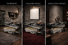 Load image into Gallery viewer, Cubix Marble Console Table