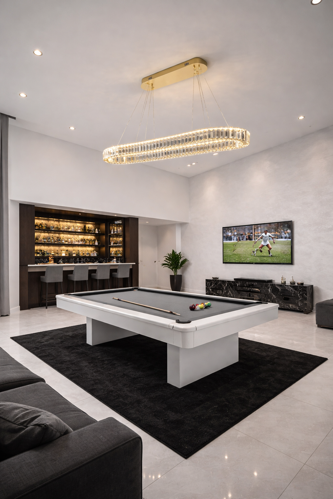 Decorbites Crystal Pendant Chandelier | Modern LED Ceiling Light