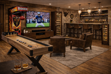 Load image into Gallery viewer, 9-Foot 2-in-1 Shuffleboard &amp; Bowling Game Table