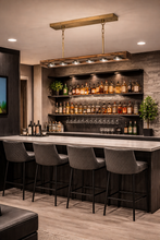 Load image into Gallery viewer, Kelso 6-Light LED Island Chandelier for Bar &amp; Pool Table