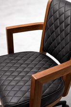 Load image into Gallery viewer, Prohibition Luxury Swivel Poker &amp; Dining Chair – Walnut or Matte Black
