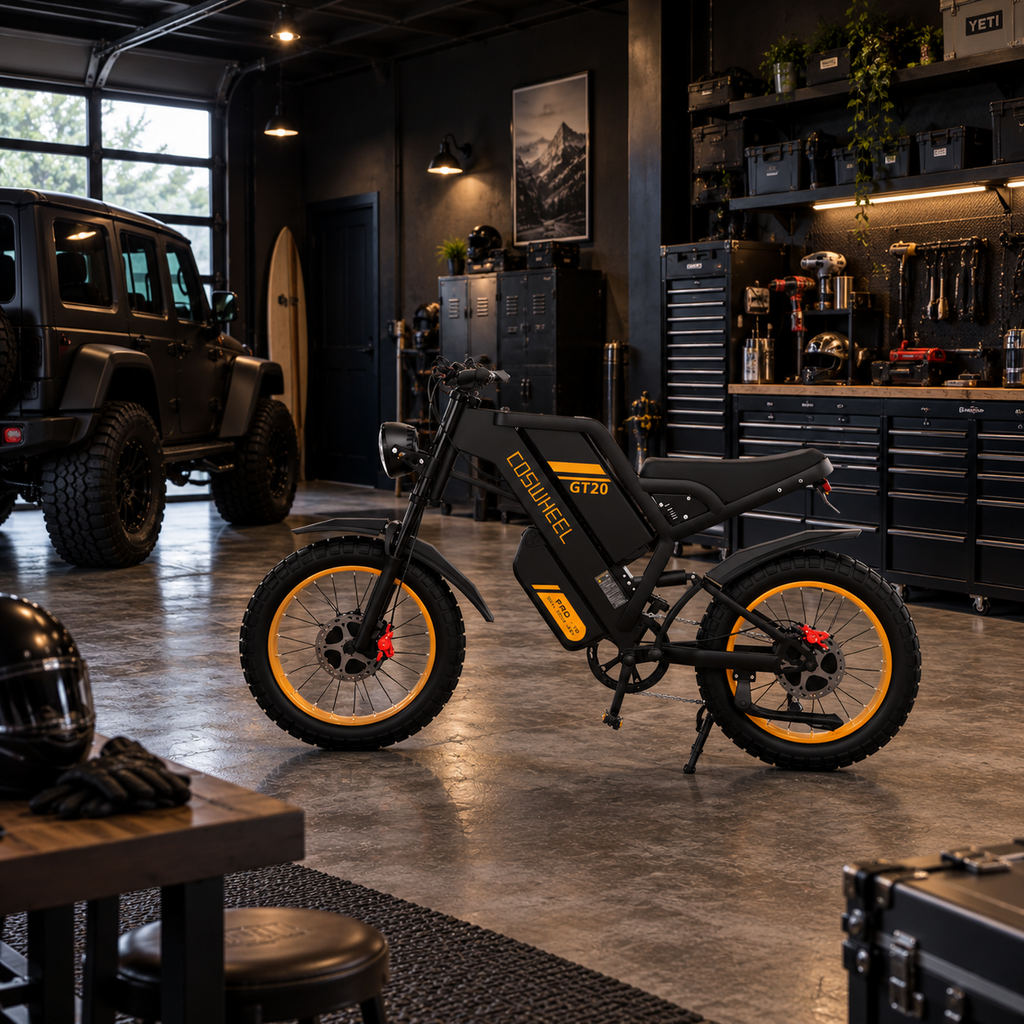 Coswheel GT20 Pro 3000W Dual Motor Fat Tire Electric Bike
