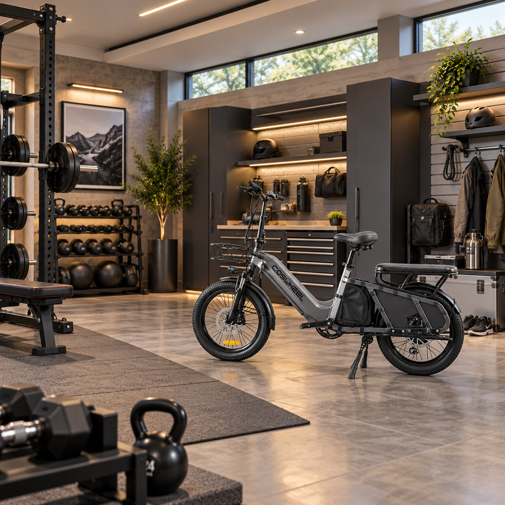 Coswheel HQ20 1300W All-Terrain Electric Cargo Bike – 48V 20Ah