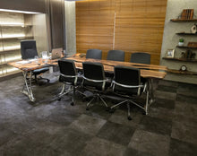 Load image into Gallery viewer, Luxury D-Shaped Walnut &amp; Epoxy Executive Desk