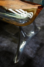 Load image into Gallery viewer, Luxury D-Shaped Walnut &amp; Epoxy Executive Desk