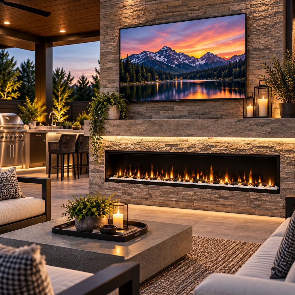 Dimplex IgniteXL Bold 100-Inch Smart Multi-Sided Electric Fireplace