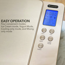 Load image into Gallery viewer, Whynter 2.1-Quart Automatic Ice Cream &amp; Yogurt Maker with Compressor