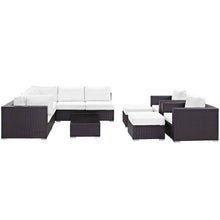 Load image into Gallery viewer, Modway 10-Piece Outdoor Sectional – Luxury Patio Lounge Set
