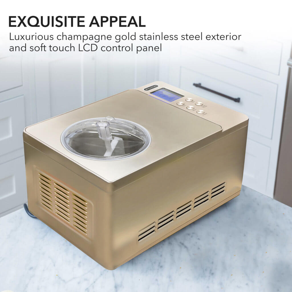 Whynter 2.1-Quart Automatic Ice Cream & Yogurt Maker with Compressor