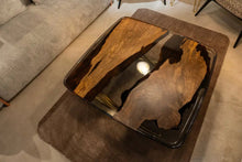 Load image into Gallery viewer, Luxurious Ivory Shaped Epoxy Resin Dining Room Coffee Table