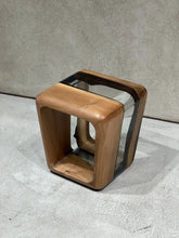 Load image into Gallery viewer, Resin Side Magazine Table Stool - Stylish Modern Wooden Furniture