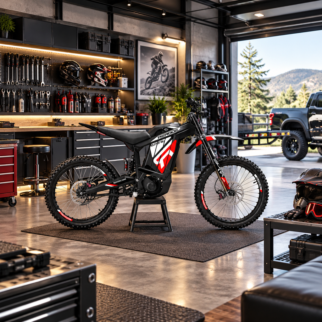 Eunorau R1 8000W Off-Road Electric Dirt Bike – 72V 35Ah