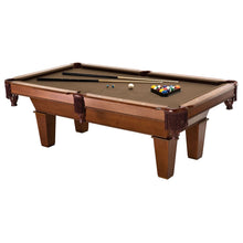 Load image into Gallery viewer, 7-Foot Brown Wool Pool Table – Classic Style