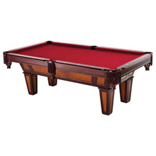 Load image into Gallery viewer, 7-Foot Burgundy Pool Table – Parlor Edition