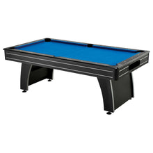 Load image into Gallery viewer, 7 Ft Blue Felt Pool Table with Ball Return | Mancave