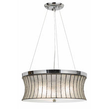 Load image into Gallery viewer, Cal Lighting 3-Light Glass Pendant - Chrome