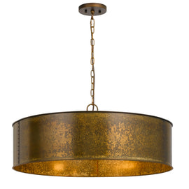 Rochefort 5-Light Distressed Gold Metal Chandelier