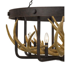 Load image into Gallery viewer, Cal Lighting Angelo 8-Light Antler Chandelier