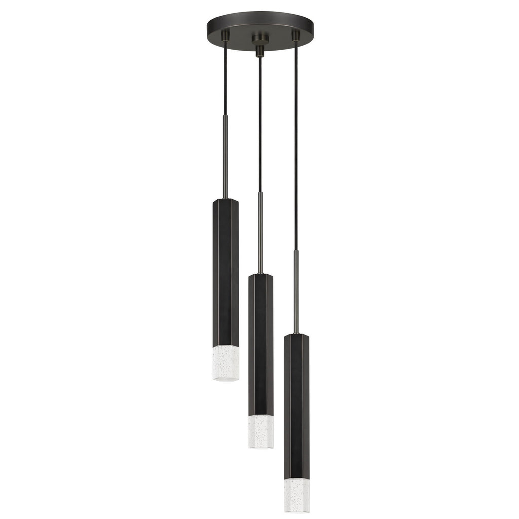 Cal Lighting Troy 3-Light Integrated LED Pendant