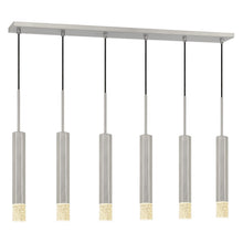 Load image into Gallery viewer, Cal Lighting Troy 6-Light Integrated LED Island Pendant - Gun Metal