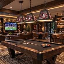 Load image into Gallery viewer, Florida State University NCAA Backlit Pendant Box Light – Black
