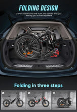 Load image into Gallery viewer, 20*4.0 inch fat tire folding electric bicycle, 750W motor urban mountain E-Bike, 48V13AH battery adult electric scooter