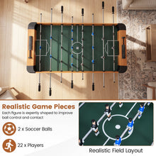 Load image into Gallery viewer, Foosball Table Competition Full Size Soccer Game Table with 22 Players