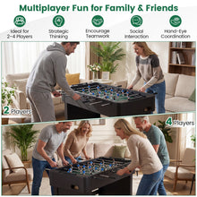 Load image into Gallery viewer, Foosball Table Competition Full Size Soccer Game Table with 22 Players