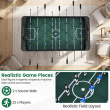 Load image into Gallery viewer, Foosball Table Competition Full Size Soccer Game Table with 22 Players