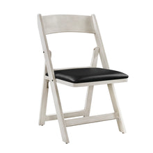 Load image into Gallery viewer, Solid Wood Folding Poker &amp; Game Chair With Padded Vinyl Seat