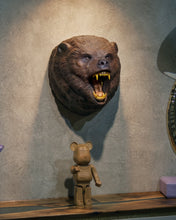 Load image into Gallery viewer, Hand-Carved Walnut Bear Wall Mount | Luxury Rustic Lodge &amp; ManCave Decor
