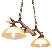 Load image into Gallery viewer, Antler Resin Chandelier – Luxury Nordic Rustic Pendant Light