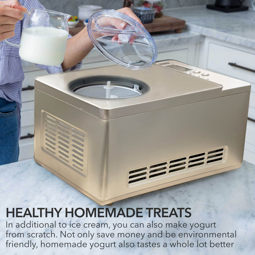 Whynter 2.1-Quart Automatic Ice Cream & Yogurt Maker with Compressor