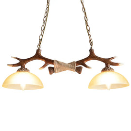 Antler Resin Chandelier – Luxury Nordic Rustic Pendant Light