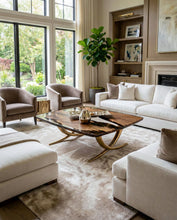 Load image into Gallery viewer, Luxurious Ivory Shaped Epoxy Resin Dining Room Coffee Table