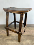 Whiskey Barrel Bar Stool | Reclaimed Stave Seating
