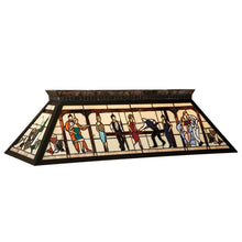 Load image into Gallery viewer, RAM Game Room 44-Inch Stained Glass Lounge Scene Billiard Light