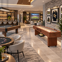 Load image into Gallery viewer, Georgia Tech Yellow Jackets NCAA Laser-Engraved Shuffleboard Table