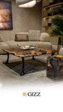 Load image into Gallery viewer, Luxury Epoxy Resin River Walnut Coffee Table | Osso Collection