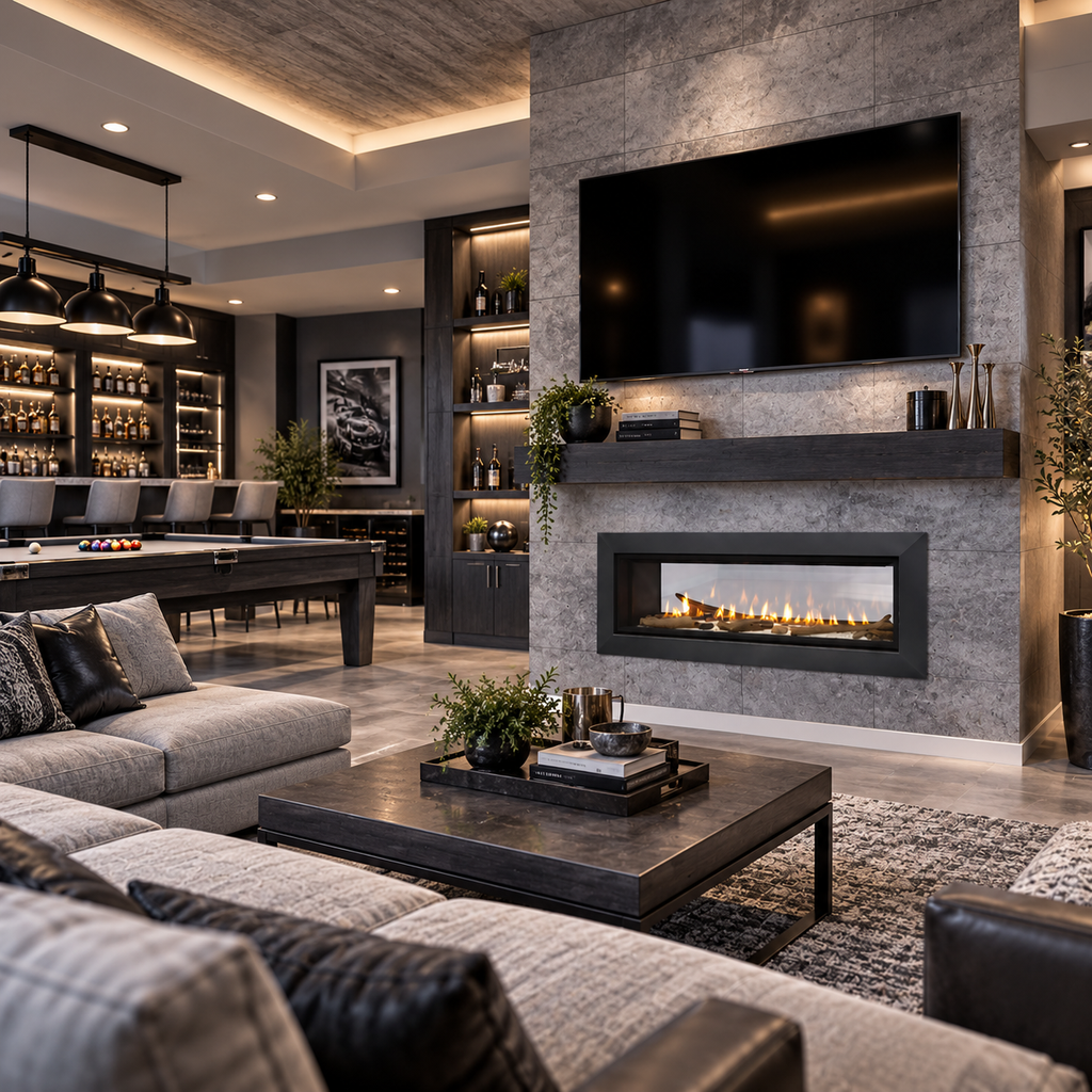 Majestic Echelon II 48" See-Through Direct Vent Gas Fireplace