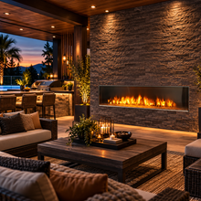 Load image into Gallery viewer, Majestic Lanai 48" Linear Outdoor Gas Fireplace
