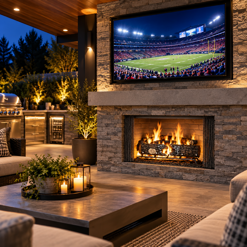 Majestic Villawood 42” Outdoor Wood-Burning Fireplace