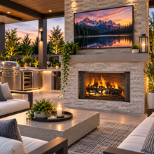 Load image into Gallery viewer, Majestic Villawood 42” Outdoor Wood-Burning Fireplace