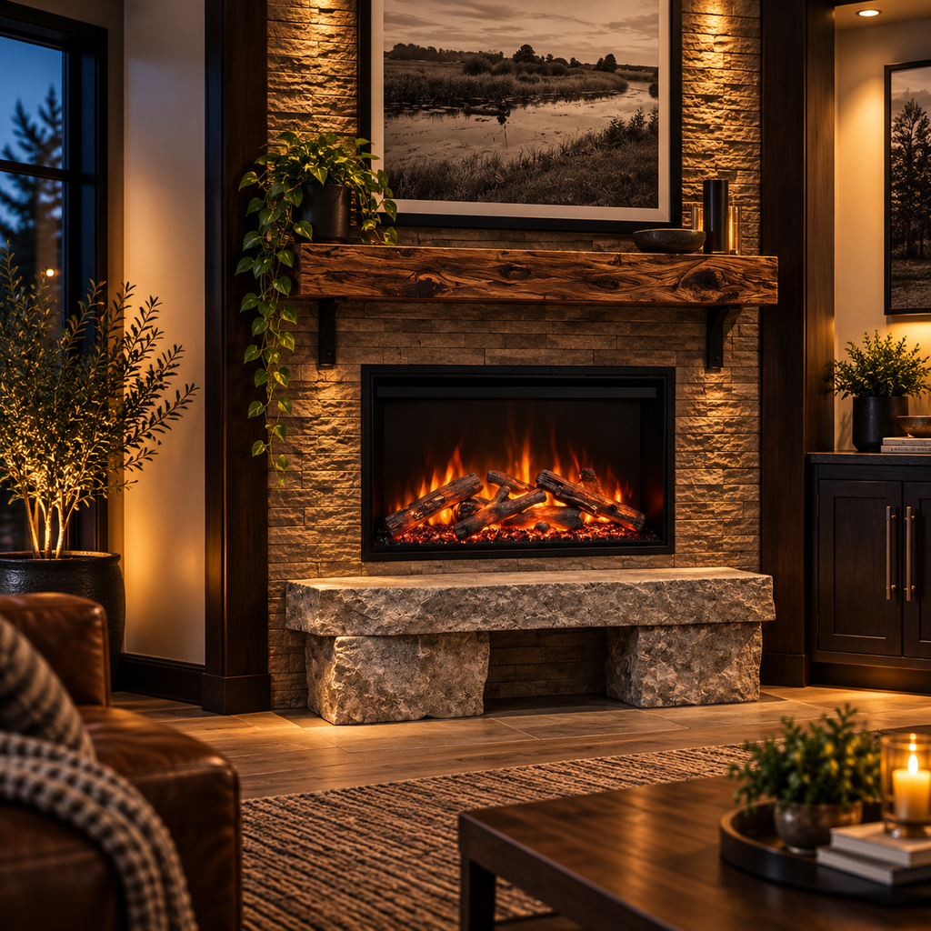 Modern Flames Redstone 42” Built-In Electric Fireplace