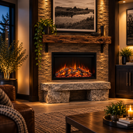 Modern Flames Redstone 42” Built-In Electric Fireplace