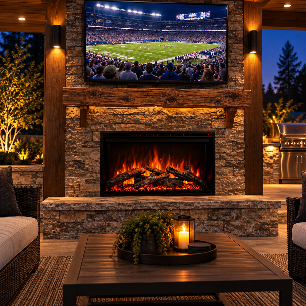 Modern Flames Redstone 54-Inch Built-In Traditional Electric Fireplace