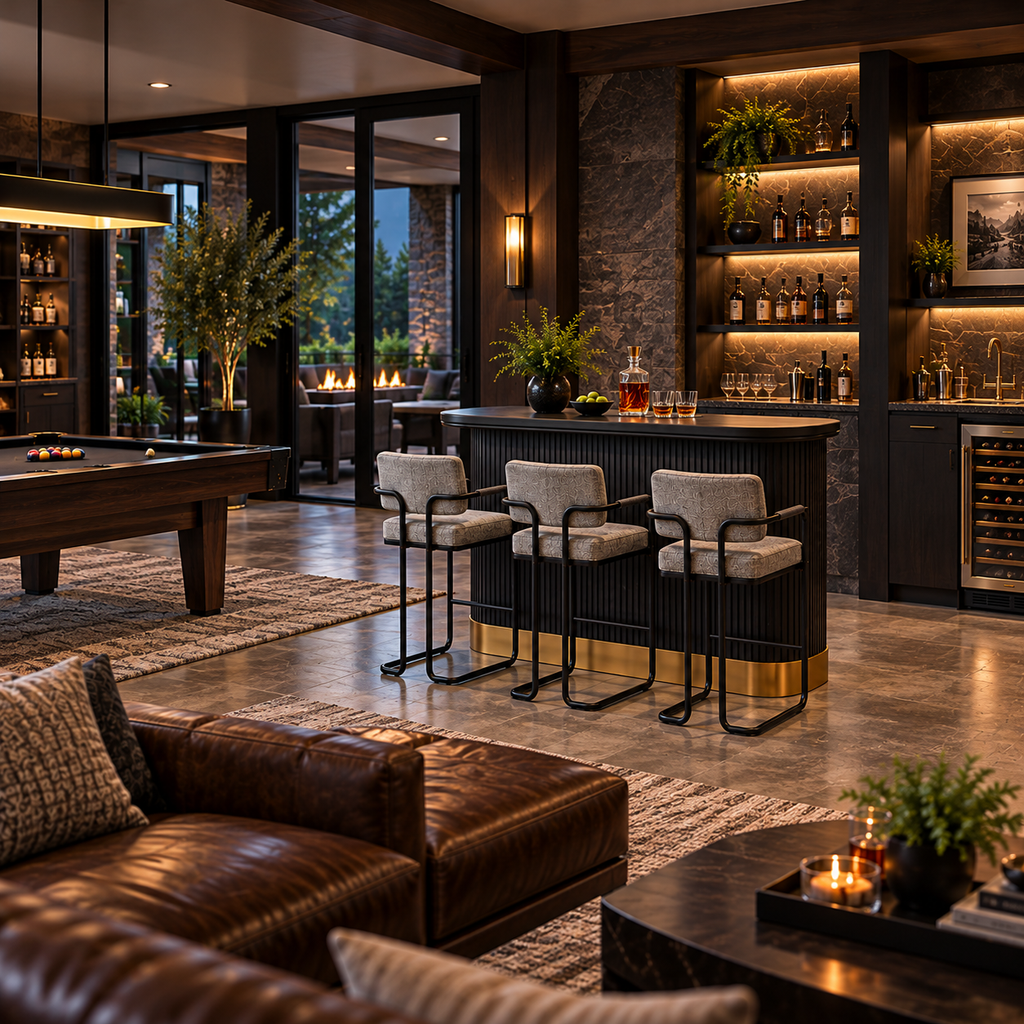 Prohibition 60" Luxury Cocktail Home Bar